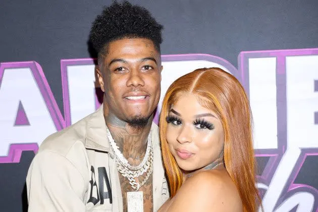 Blueface with his Girlfriend Chrisean Rock