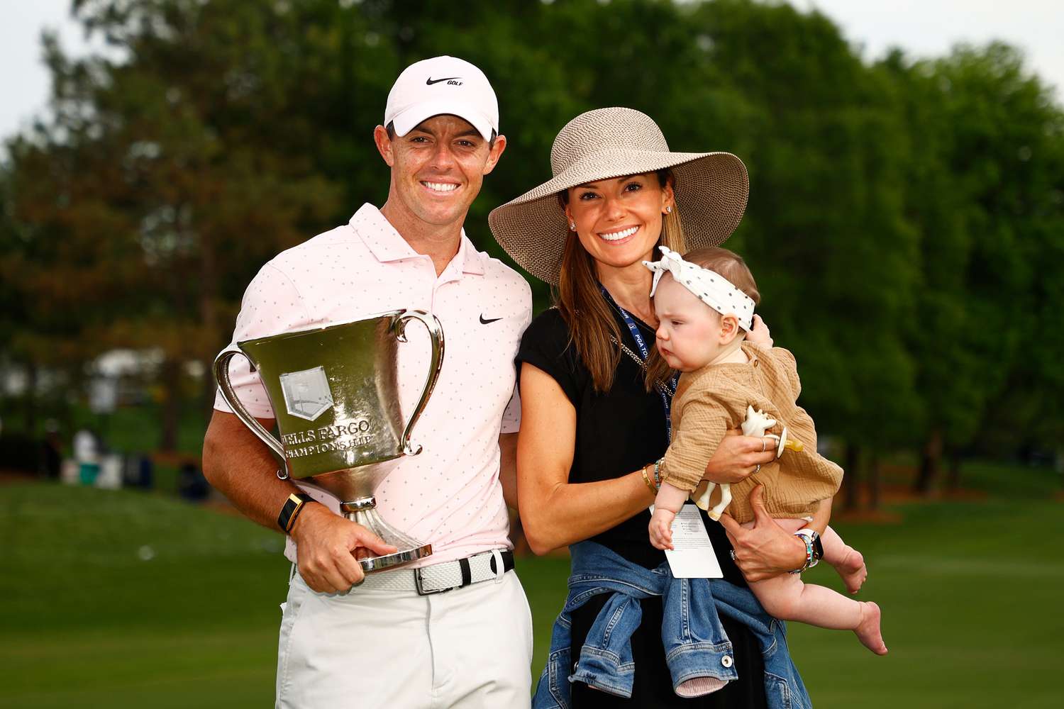 McIlroy's Wife With Wife Ersa Stoll and Daughter 