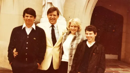 Erik Menendez with parents