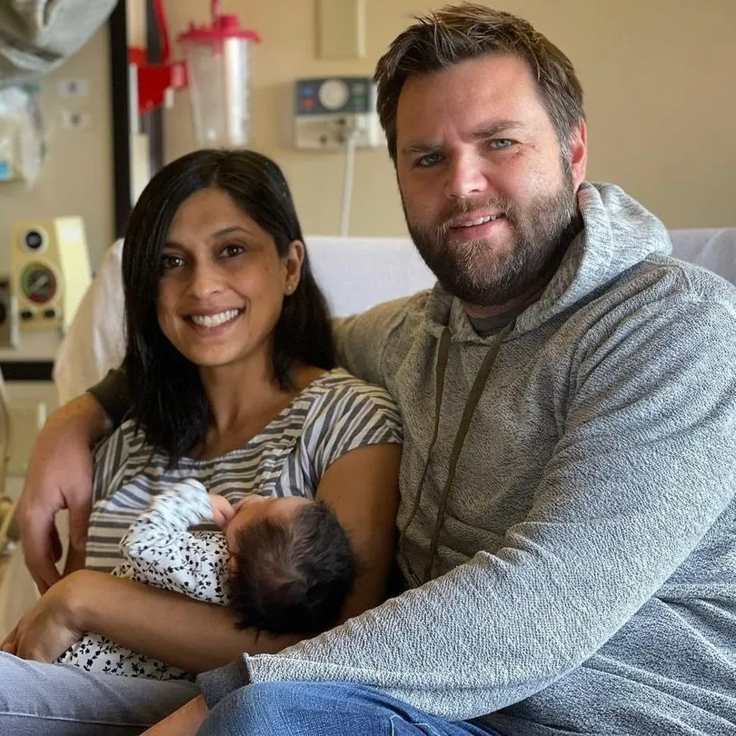 JD Vance U.S Senator with his wife